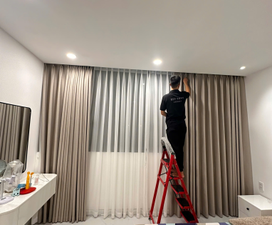 Mẫu rèm cửa đẹp cho căn hộ Thủ Thiêm