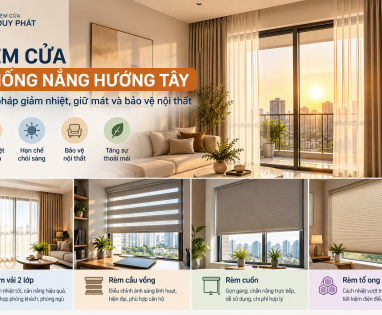 Rèm cửa chống nắng hướng Tây