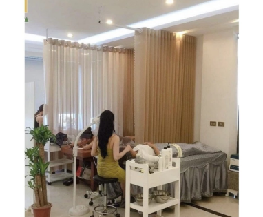 rèm voan ngăn giường spa Tại hcm