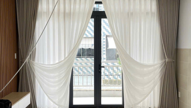 Rèm 2 lớp chống nắng cho chung cư TPHCM