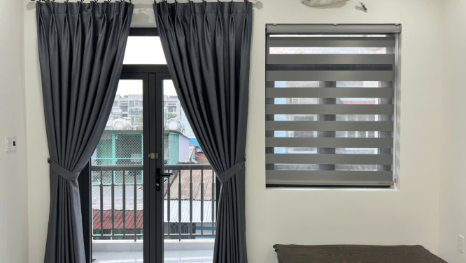 Thiết kế rèm vải 1 lớp sang trọng Quận 7