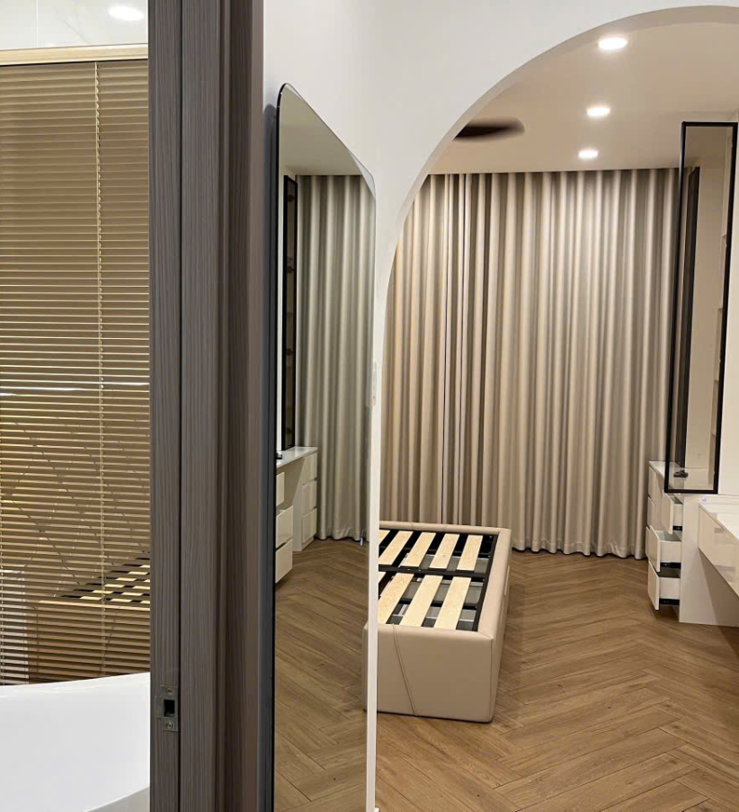 Rèm vải 2 lớp cho phòng thờ trang nghiêm