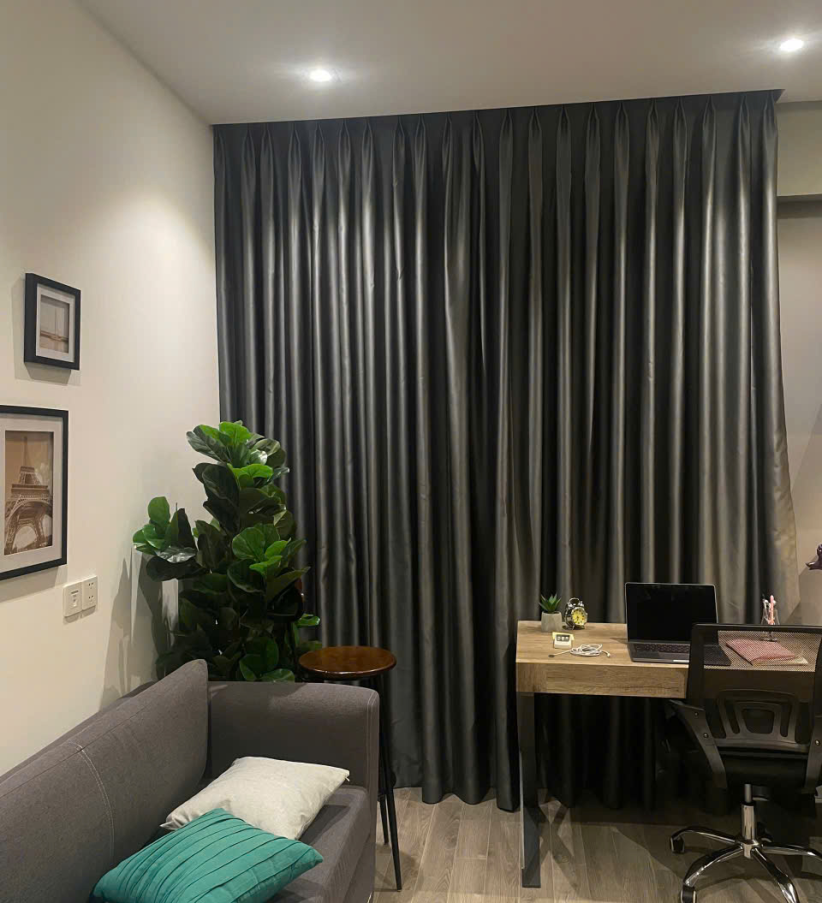 Thi công rèm vải 1 lớp theo yêu cầu Quận 1