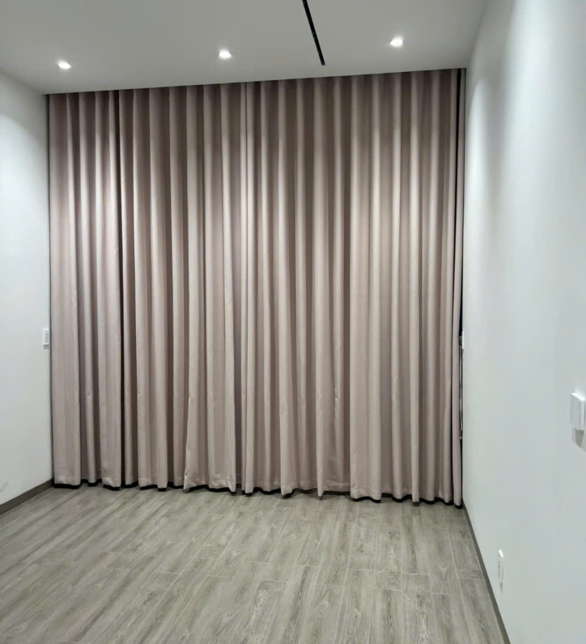 Thi công rèm vải 1 lớp phong cách Scandinavian