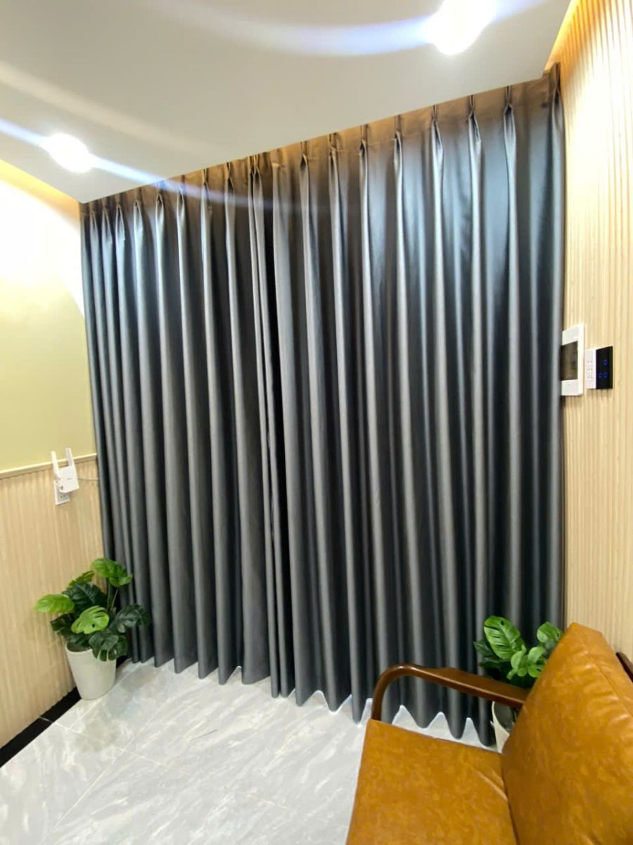 Rèm vải 1 lớp phong cách hiện đại 2026