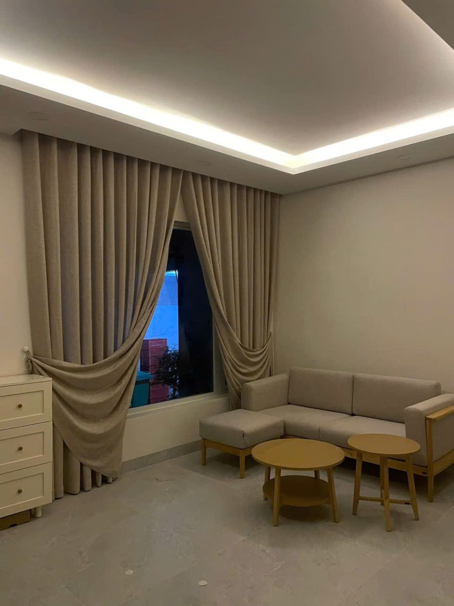 Mẫu rèm vải 1 lớp hiện đại 2026