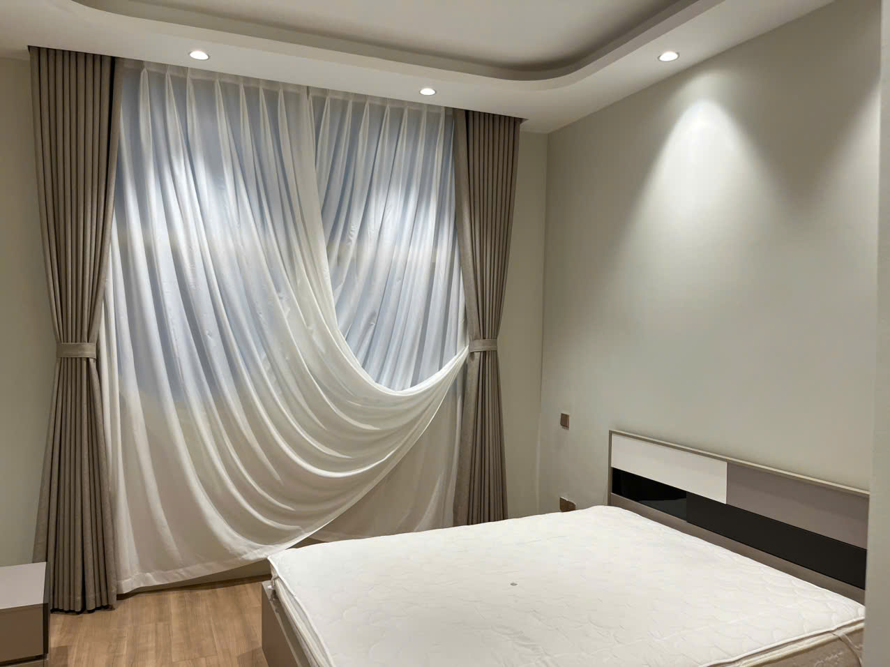 rèm vải linen căn hộ tại Quận 7