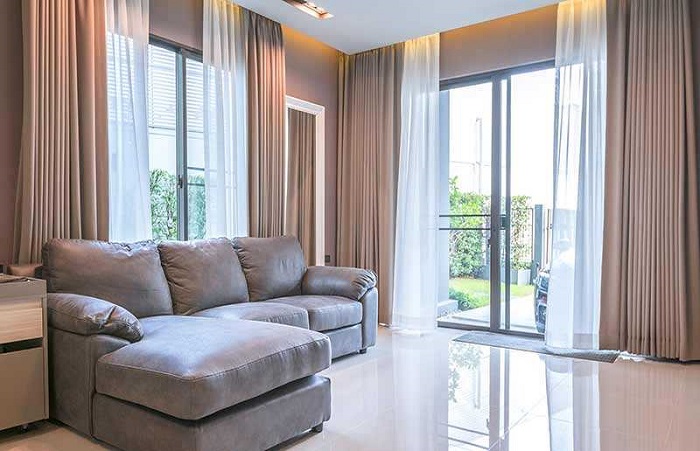mẫu rèm cửa sang trọng cho chung cư