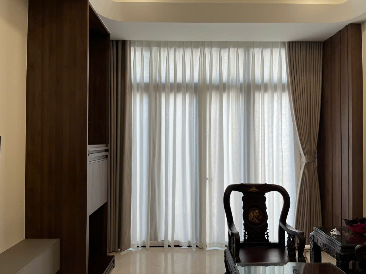 Dịch vụ lắp đặt rèm cửa linen chuyên nghiệp tại quận 2