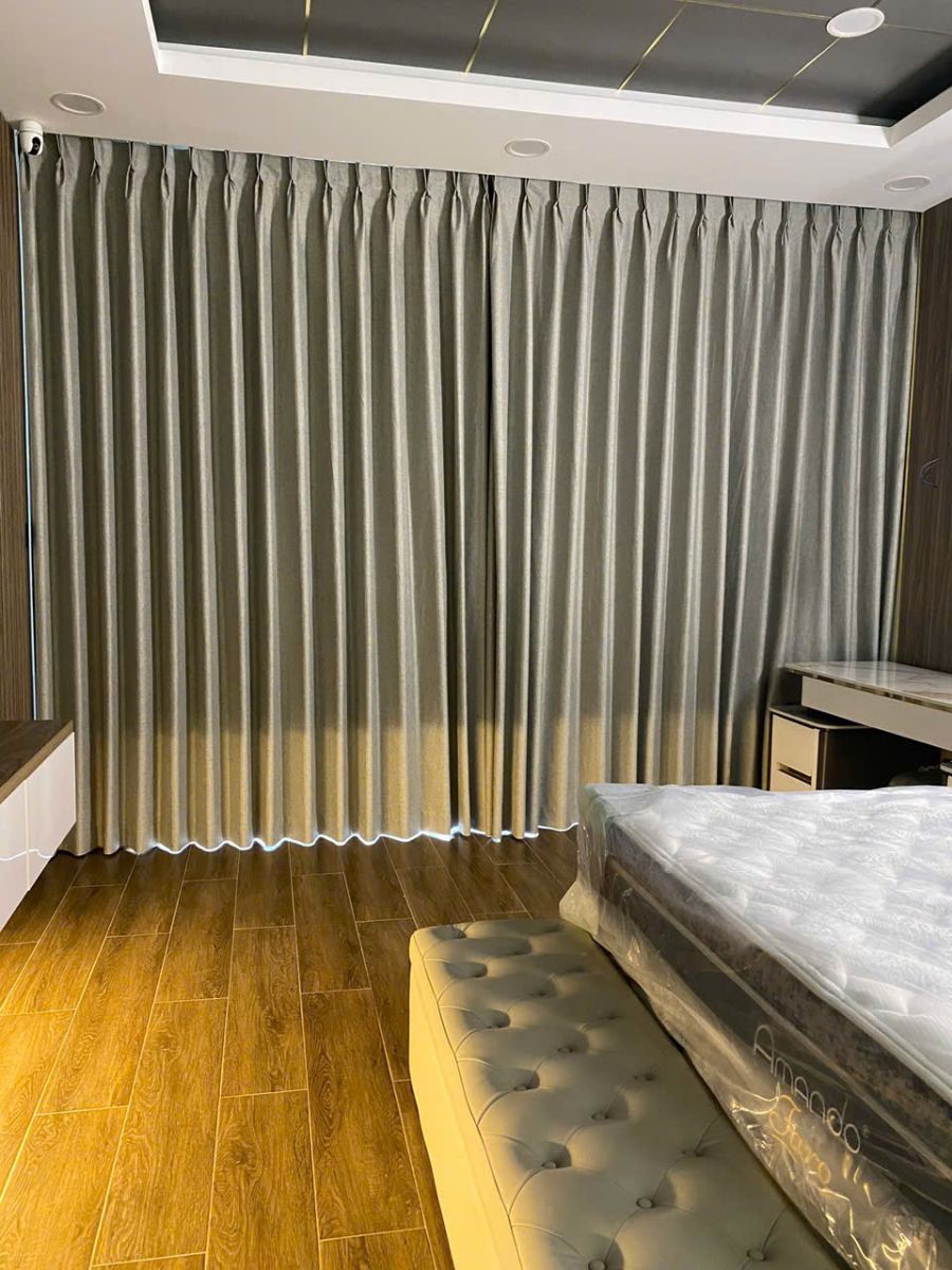 Báo giá lắp rèm vải linen tại Thảo Điền