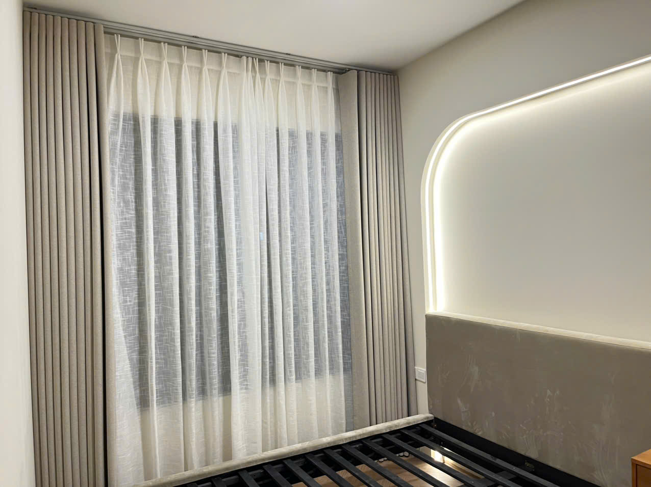 Đơn vị chuyên lắp rèm vải linen uy tín