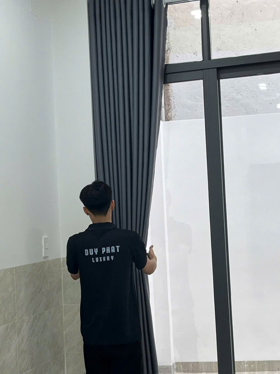 Đơn vị chuyên lắp rèm vải linen uy tín