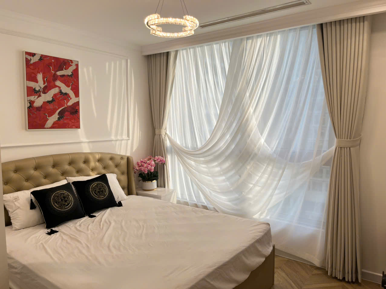 lắp đặt rèm cửa căn hộ Masteri An Phú