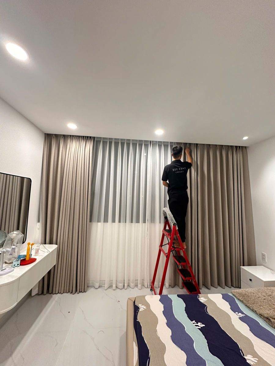 Mẫu rèm cửa đẹp cho căn hộ Thủ Thiêm