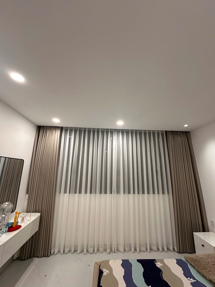 Mẫu rèm cửa đẹp cho căn hộ Thủ Thiêm
