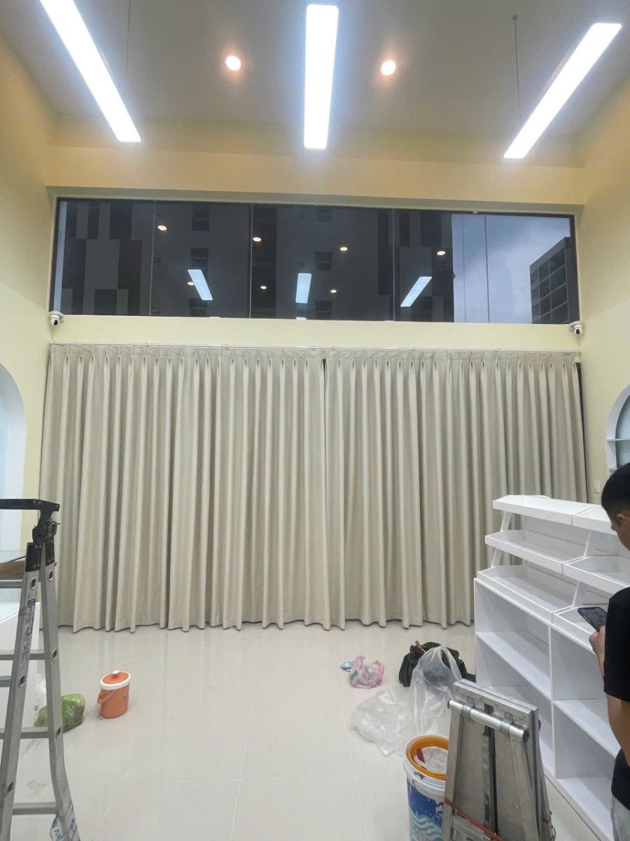 Mẫu rèm vải 1 lớp đẹp sang trọng quận 7