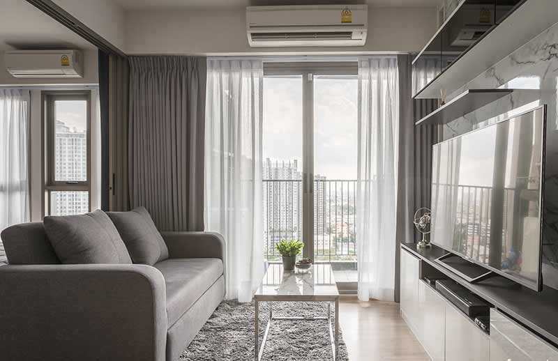 Rèm cửa linen cho căn hộ cao cấp Quận 2