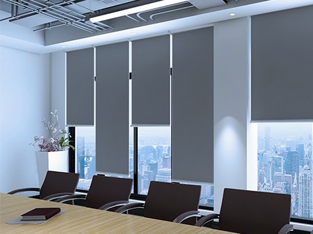 Thi công rèm cửa văn phòng tại HCM