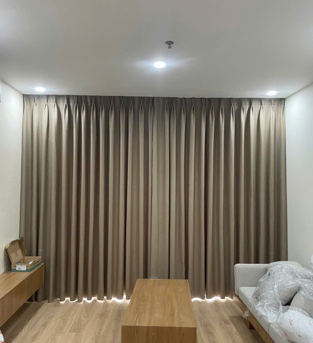 Rèm vải 1 lớp cho căn hộ chung cư mini