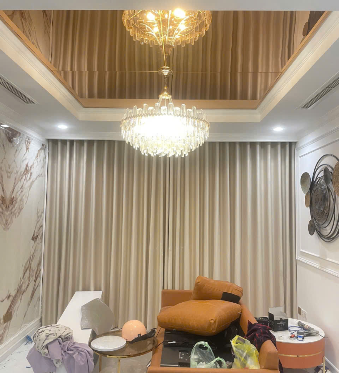 Cách chọn màu rèm vải 1 lớp hợp phong thủy