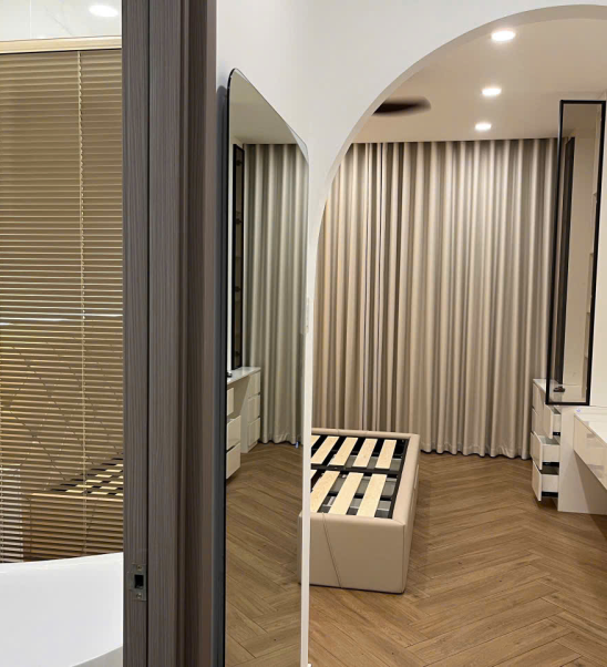 Rèm vải 2 lớp cho phòng thờ trang nghiêm