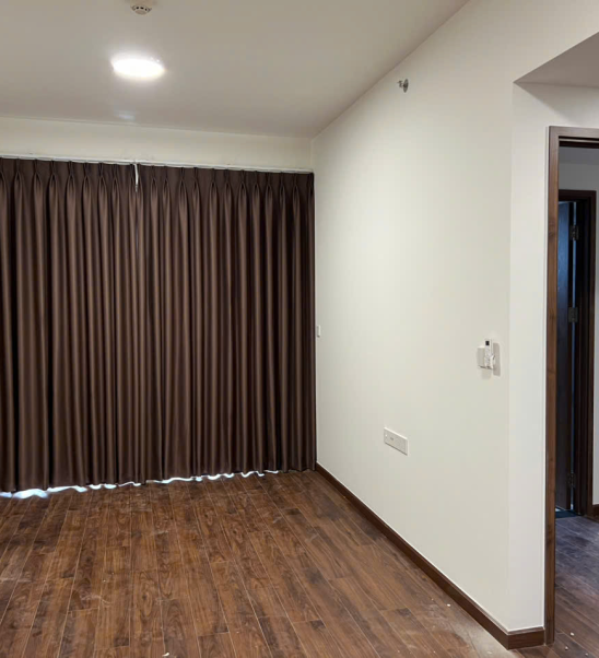 Rèm vải 1 lớp may kiểu xếp ly hiện đại