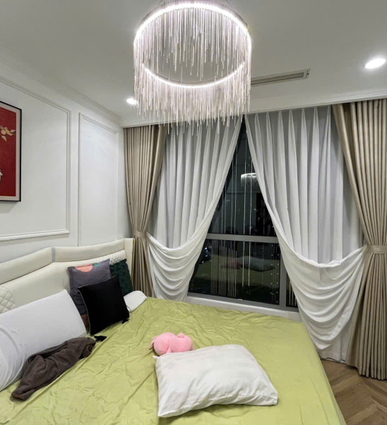 Rèm vải 2 lớp tone màu Pastel nhẹ nhàng