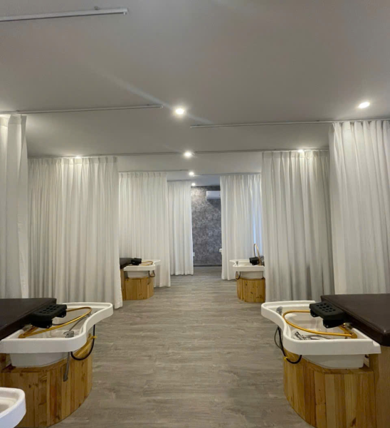 Mẫu Rèm Spa Nhẹ Nhàng – Giải Pháp Tạo Không Gian Thư Giãn Chuẩn Spa