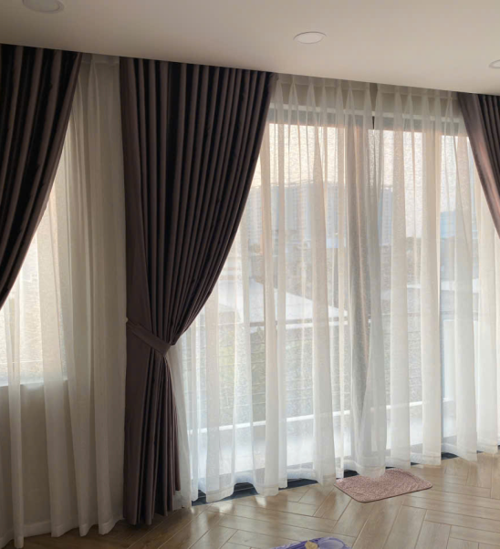 rèm cửa 2 lớp Bình Hưng Hòa