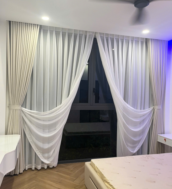 Rèm Vải 2 Lớp Tại Bình Tân