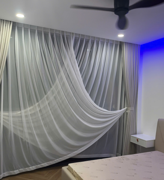 Rèm Vải 2 Lớp Tại Bình Tân