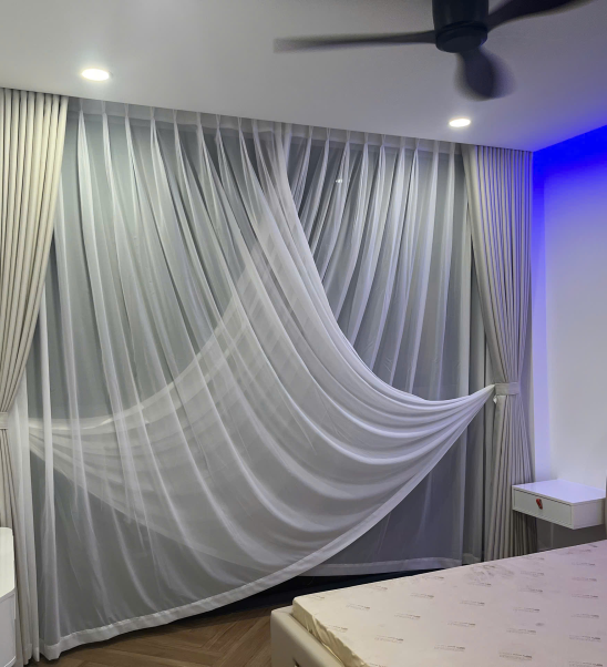 Rèm Vải 2 Lớp Tại Bình Tân
