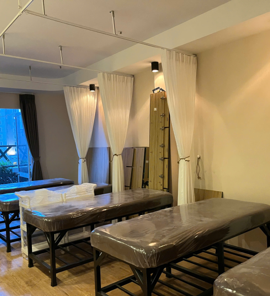 Rèm spa đường lê thị hồng gấm