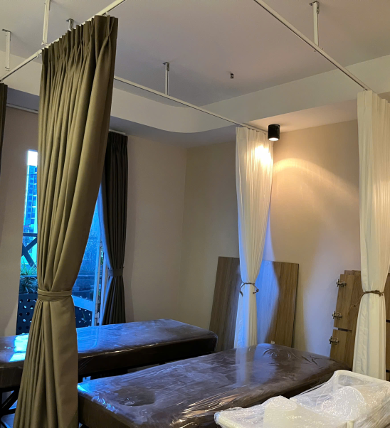 Rèm spa đường lê thị hồng gấm